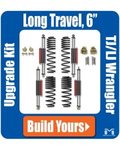 TJ/LJ Wrangler 6Pak Upgrade for Long Arms, 6", Build Yours