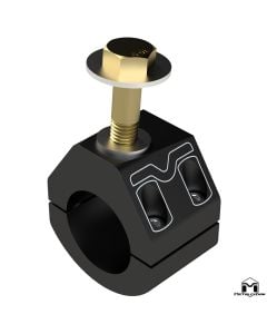 JK/JL/JT Steering Stabilizer Billet Mount - Fits Updated 1.625" (1 5/8") Tie Rod, Rendering
