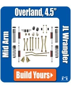 Jeep JL Wrangler 4.5" Rocklander® Overland Suspension & Lift Kit, Build Yours