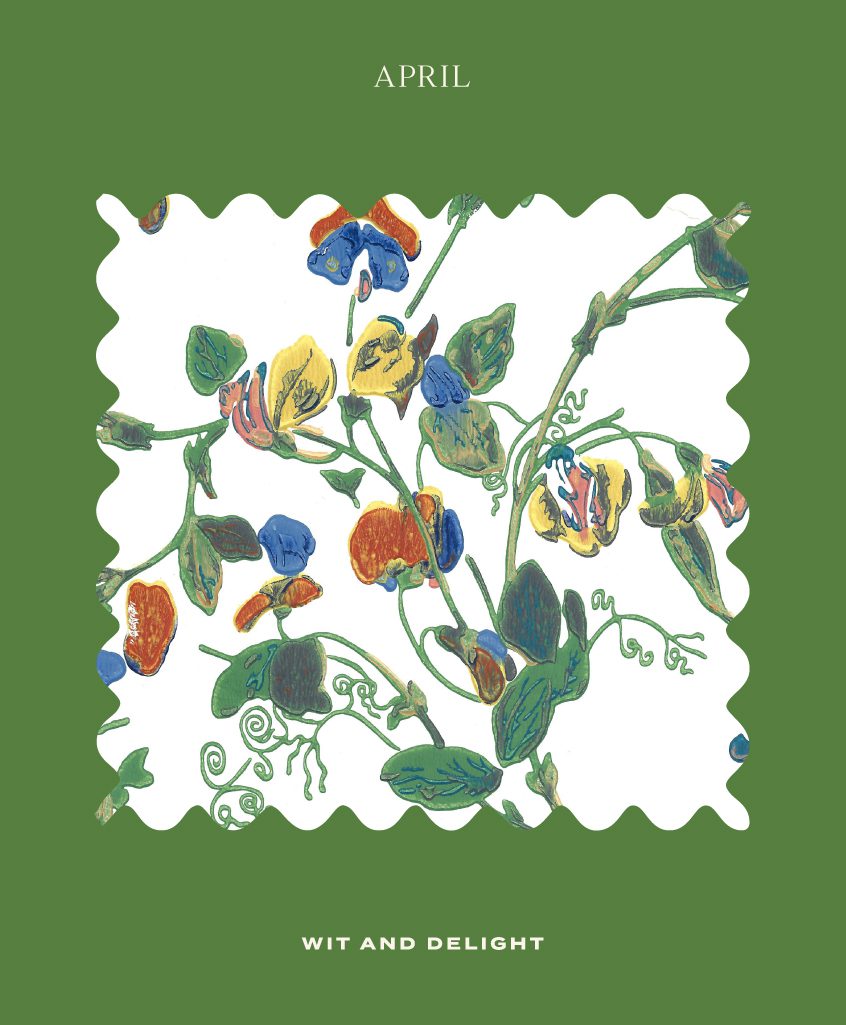 Making Space for Movement - Green, Floral April Theme Graphic